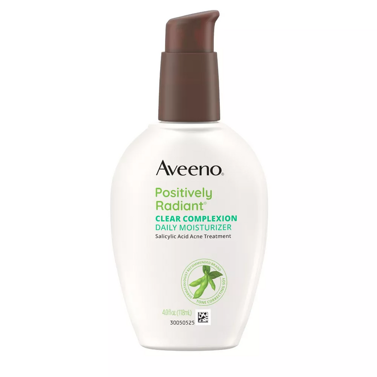 Hidratare zilnică anti-acnee, Aveeno, Positively Radiant Clear Complexion, 4 oz (118 ml)