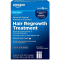 Set Spuma, Amazon, Basic Care, Minoxidil 5%, impotriva Caderii Parului, pentru Barbati, Tratament 3 luni, 3x 60mI