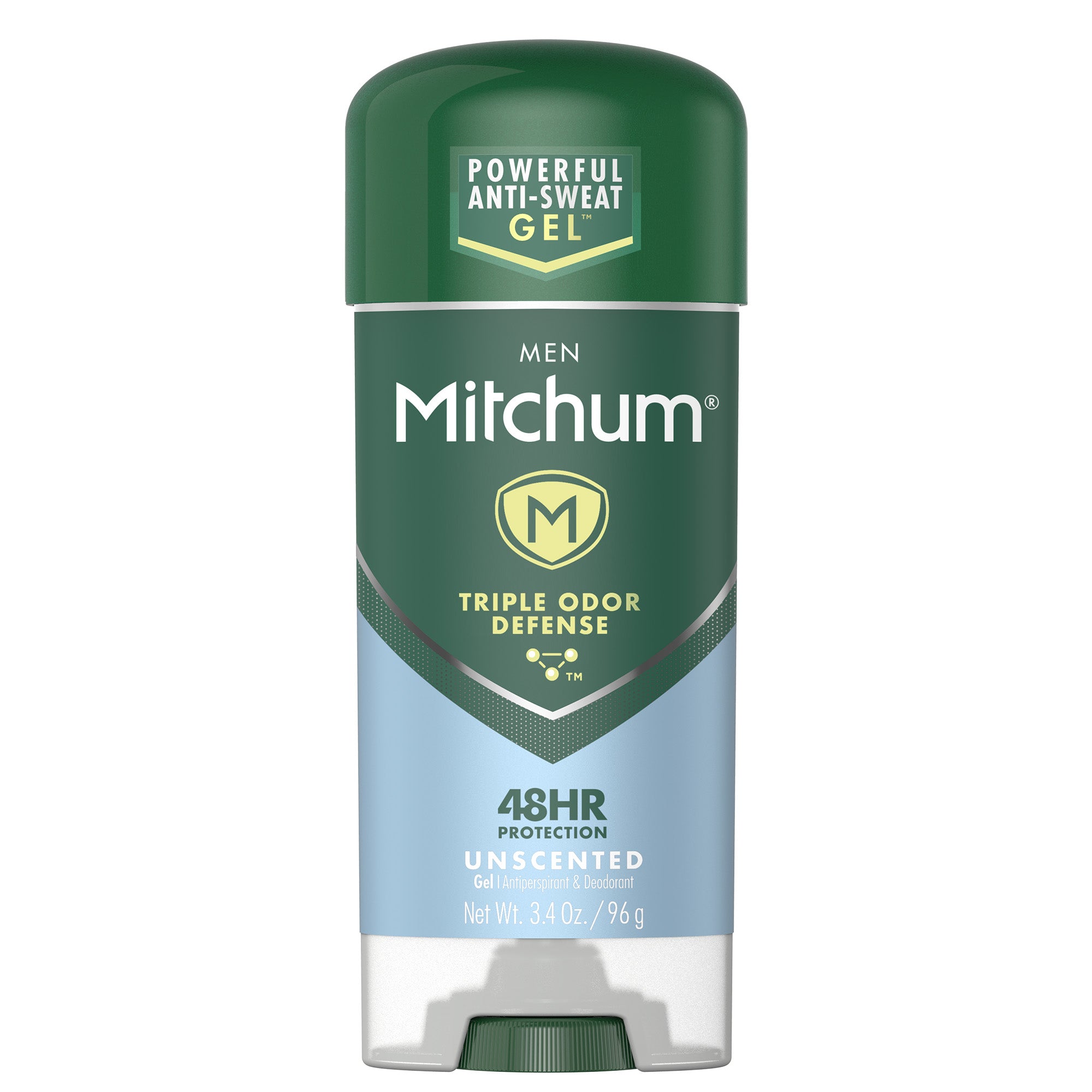 Antiperspirant, Mitchum, Triple Odor Defense, Fara Alcool, pentru Piele Sensibila, Testat Dermatologic, 96gr