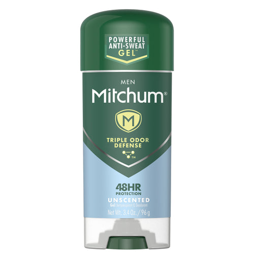 Antiperspirant, Mitchum, Triple Odor Defense, Fara Alcool, pentru Piele Sensibila, Testat Dermatologic, 96gr