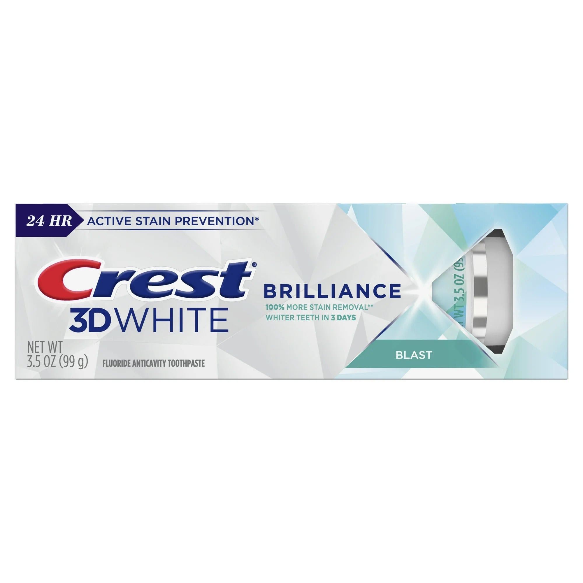 Pasta de Dinti, Crest, 3D White, Brilliance Blast, Efect Proaspat de Albire a Dintilor, 99 gr