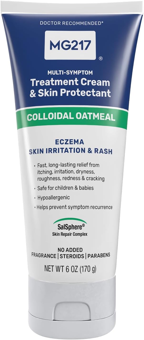 Cremă de corp, MG217, Eczema, 2% făină de ovăz coloidal, Calmează mâncărimea și iritația, 170 g