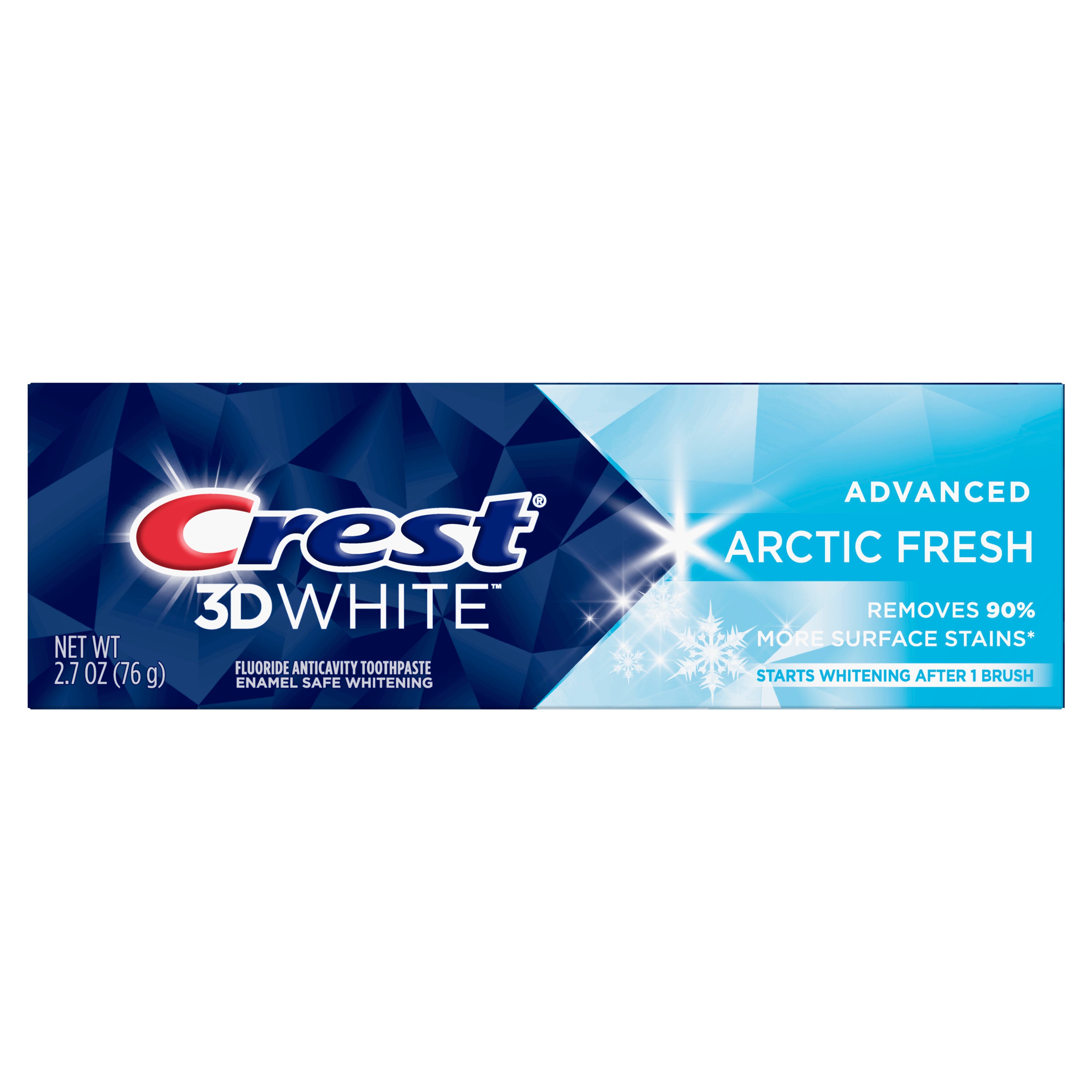 Pasta de Dinti, Crest 3D White, Arctic Fresh, Efect Albirea Dintilor si Respiratie Proaspata, 76gr