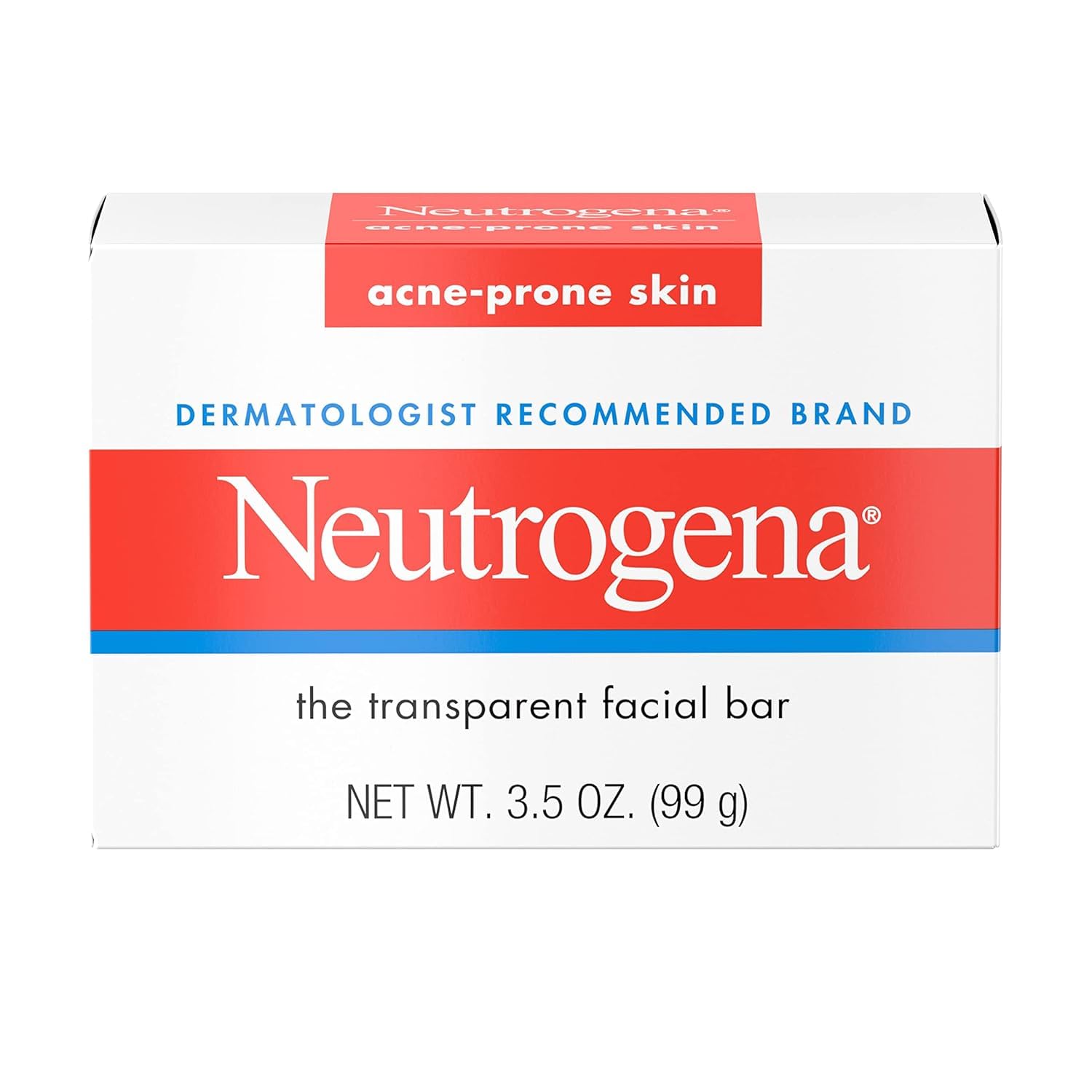 Sapun Solid, Neutrogena, impotriva Acneei si Eruptilor Cutanate, Previne Formarea Cosurilor, pentru Fata, Hipoalergenic, 99gr