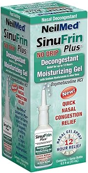 Gel nazal decongestionant hidratant, NeilMed, SinuFrin Plus, Calmare și hidratare, 15 ml