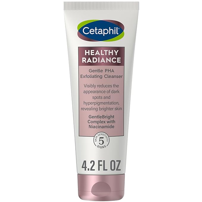 Gel de Curatare, Cetaphil, Healthy Radiance, Reduce Vizibil Aspectul Petelor Intunecate si Hiperpigmentarea, cu PHA si Rol Exfoliant, 124ml