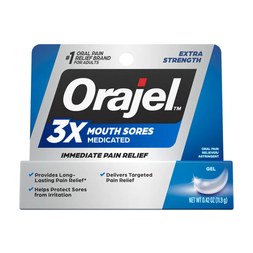 Gel Analgezic, Orajel, Pentru Ameliorarea Durerilor in Urma iritatiilor Bucale, 20% Benzocaina, 11.9gr