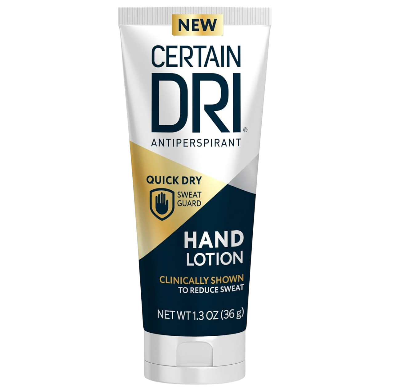 Lotiune de Maini, Certain Dri, Efect Antiperspirant pentru Tratarea Transpiratiei Palmelor, Formula Non-Grasa, 36gr