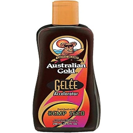 Accelerator Bronzare, Australian Gold, Hemp Seed Gelee, Intensificare Bronz, Hidratare, Catifelare, 250 ml