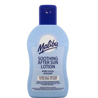 Loțiune corp, Malibu, After Sun, Calmant, Hidratare, Catifelare, Confort după soare, 200 ml