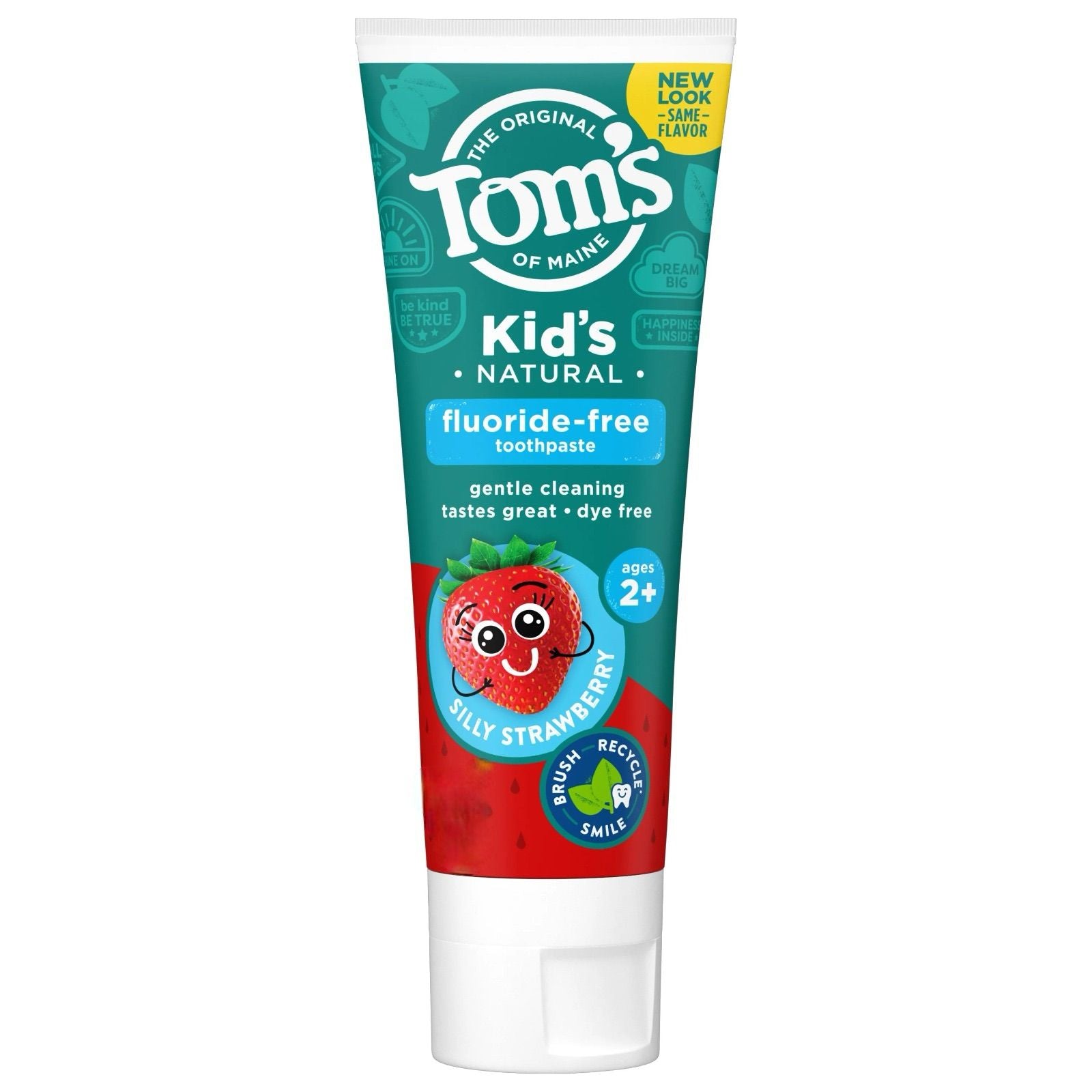 Pasta de Dinti Pentru Copii 2+ ani, Tom's Of Maine, Silly Strawberry, fara Fluor, 119gr