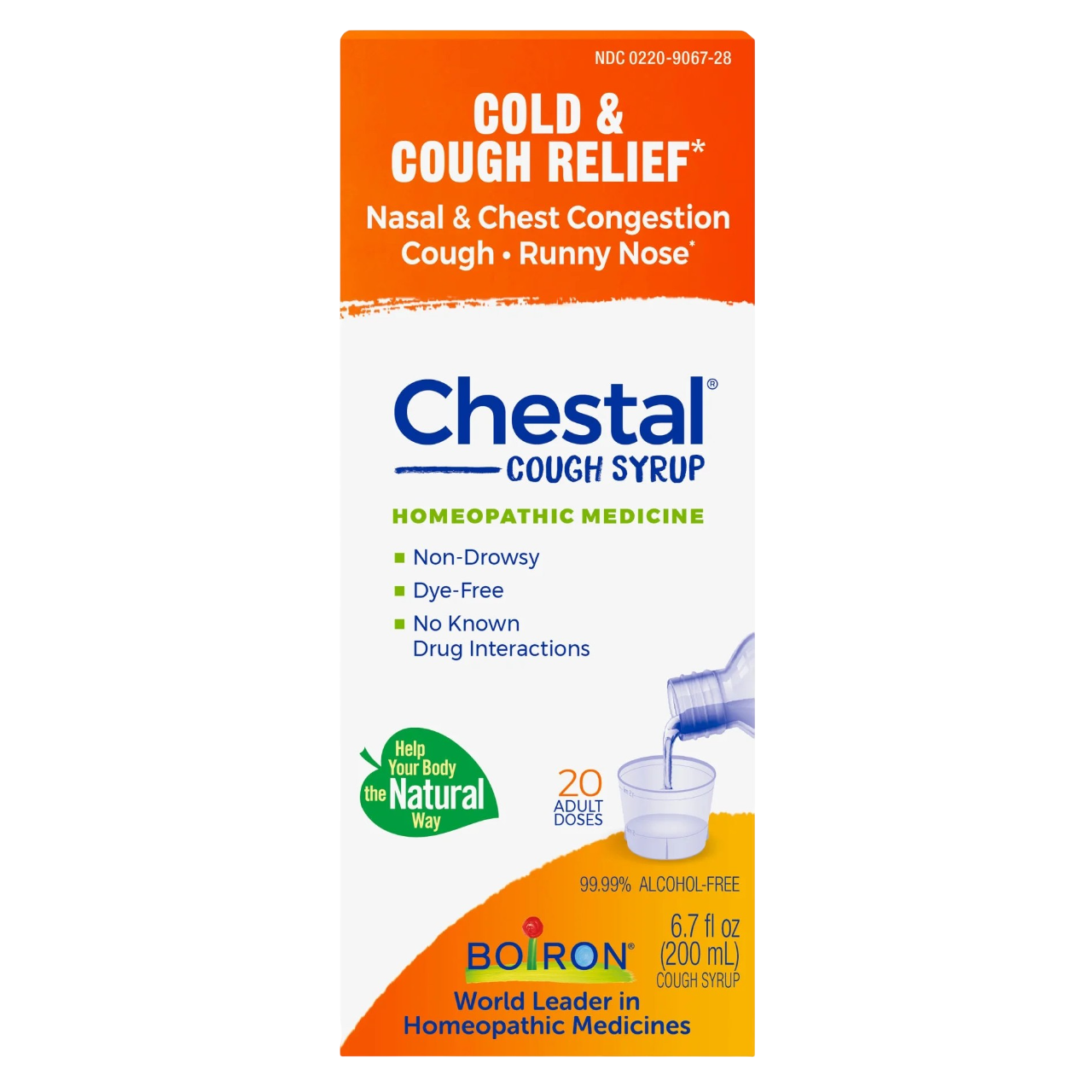 Supliment Homeopat, Boiron, Chestal, Sirop, Tratament Impotriva Racelii si Tusei, 200ml