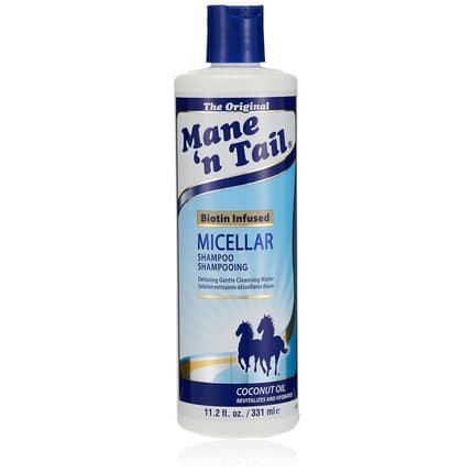 Șampon micelar, Mane 'n Tail, Micellar Shampoo, Curățare Delicată, Fortifiere, Cu Biotină, 331 ml