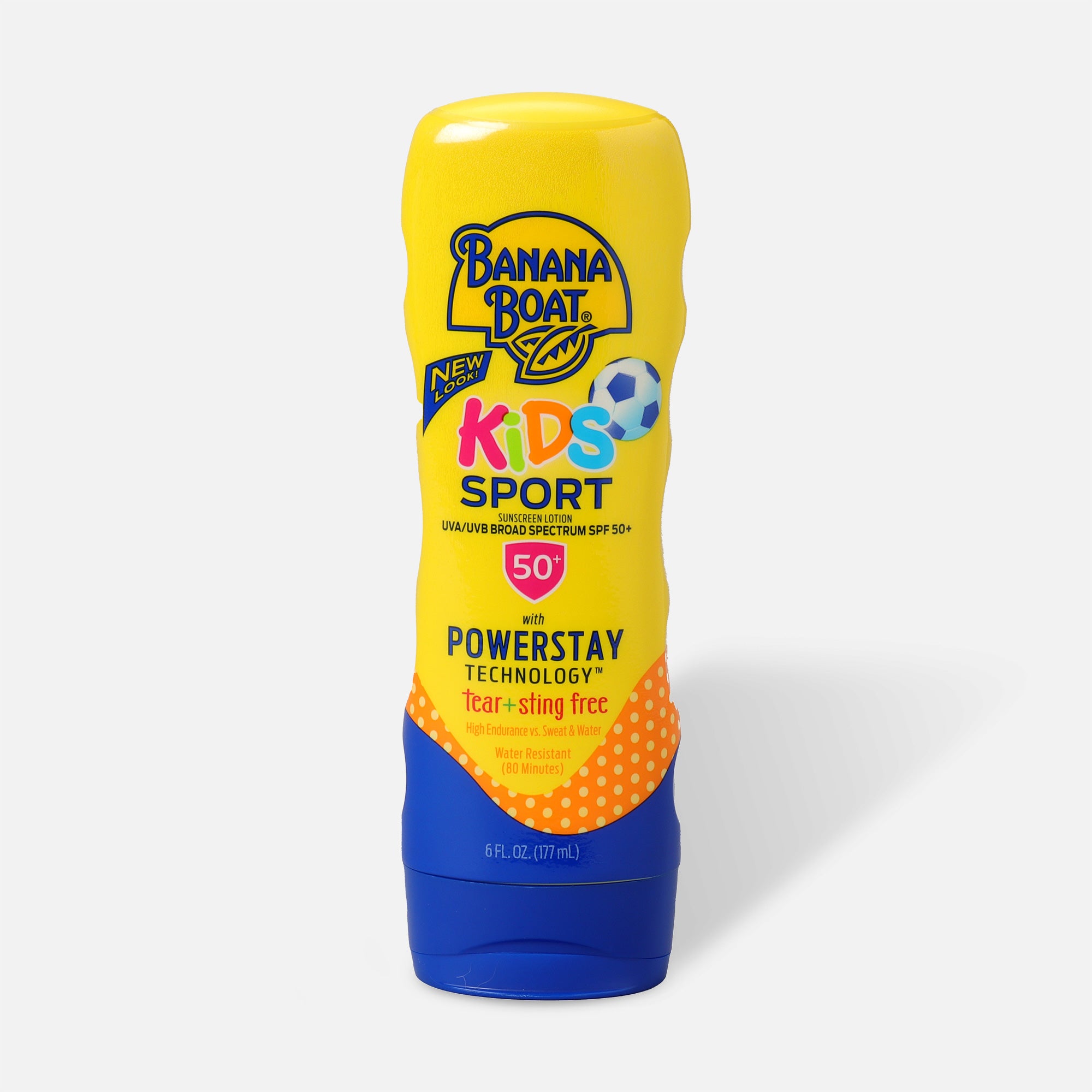 Loțiune protecție solară spray pentru copii, Banana Boat Kids Sport, SPF 50+, Protecție ridicată, fără lacrimi, 177 ml