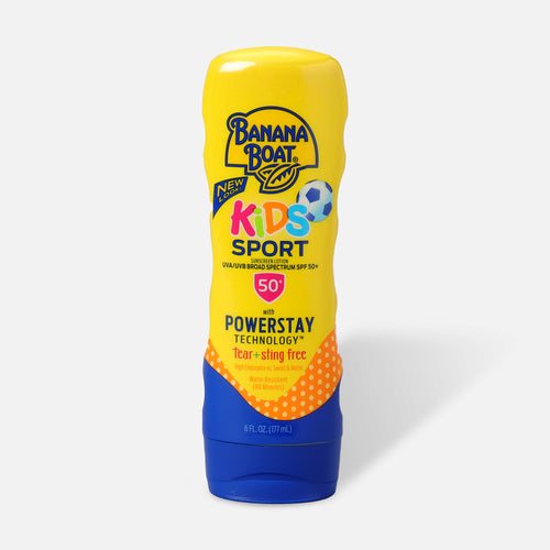 Loțiune protecție solară spray pentru copii, Banana Boat Kids Sport, SPF 50+, Protecție ridicată, fără lacrimi, 177 ml