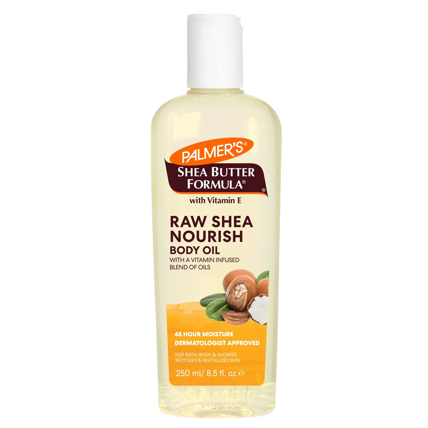 Ulei Emolient Cu Shea Pentru Corp, Palmer's, Raw Shea Body Oil, Hraneste Pielea, Imbunatateste Elasticitatea, 250 ml