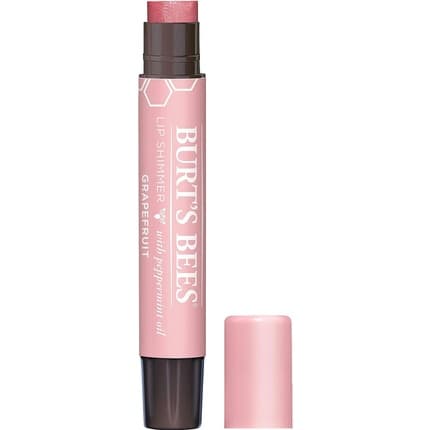 Lip shimmer, Burt's Bees, Grapefruit Gloss, Strălucire, Prospețime, Hidratare, 2.6 g