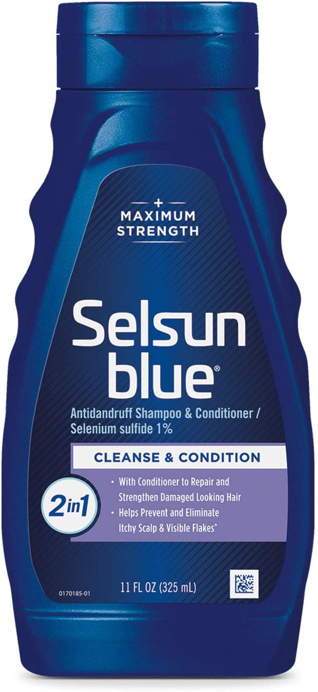 Sampon si Balsam 2-in-1, Sanofi, Selsun Blue, impotriva Neurodermatitei si Psoriazisului, cu Sulfura de Seleniu 1%, 325ml