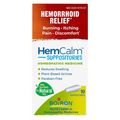 Supozitoare, Boiron, HemCalm, Remediu Homeopat, Amelioreaza Arsurile si Mancarimile in urma Hemoroizilor, 10 bucati