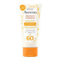 Loțiune corp, Aveeno, Protect & Hydrate, SPF 60, Protecție UVA/UVB, Hidratare lejeră, Pentru piele expusă, 88 ml