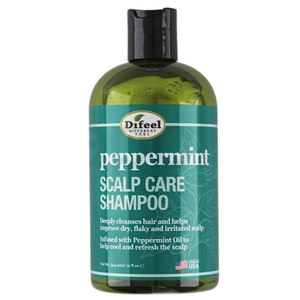 Șampon, Difeel, Peppermint, Îngrijire scalp, Curățare, Revigorare, Prospețime, 354.9 ml