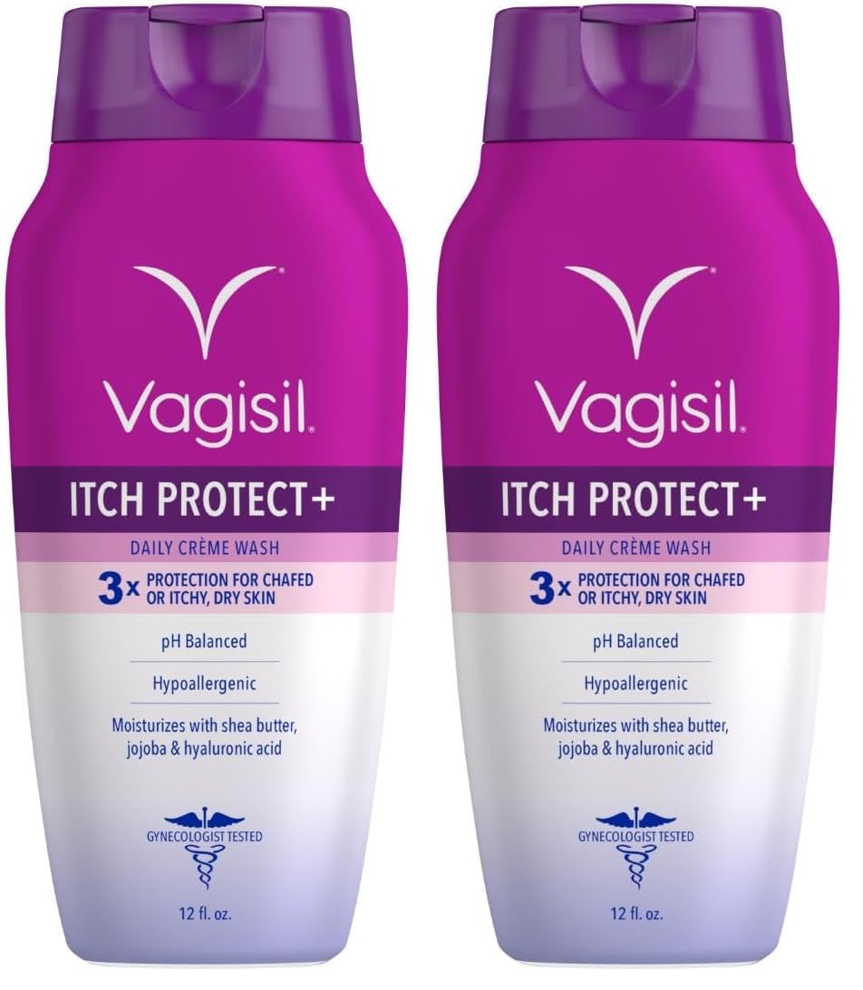 Gel Intim, Vagisil, Itch Protect+, Curățare Intimă, Echilibrat pH, 355ml (1 buc)