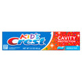 Pasta de Dinti pentru Copii, Crest, Sparkle Fun, Aroma Bubble Gum, Culoare Albastra, 5+ Ani, 62gr