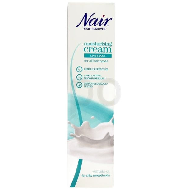 Cremă depilatoare, Nair, Hidratare, Îndepărtare Păr, Pentru Picioare și Corp, 100 ml