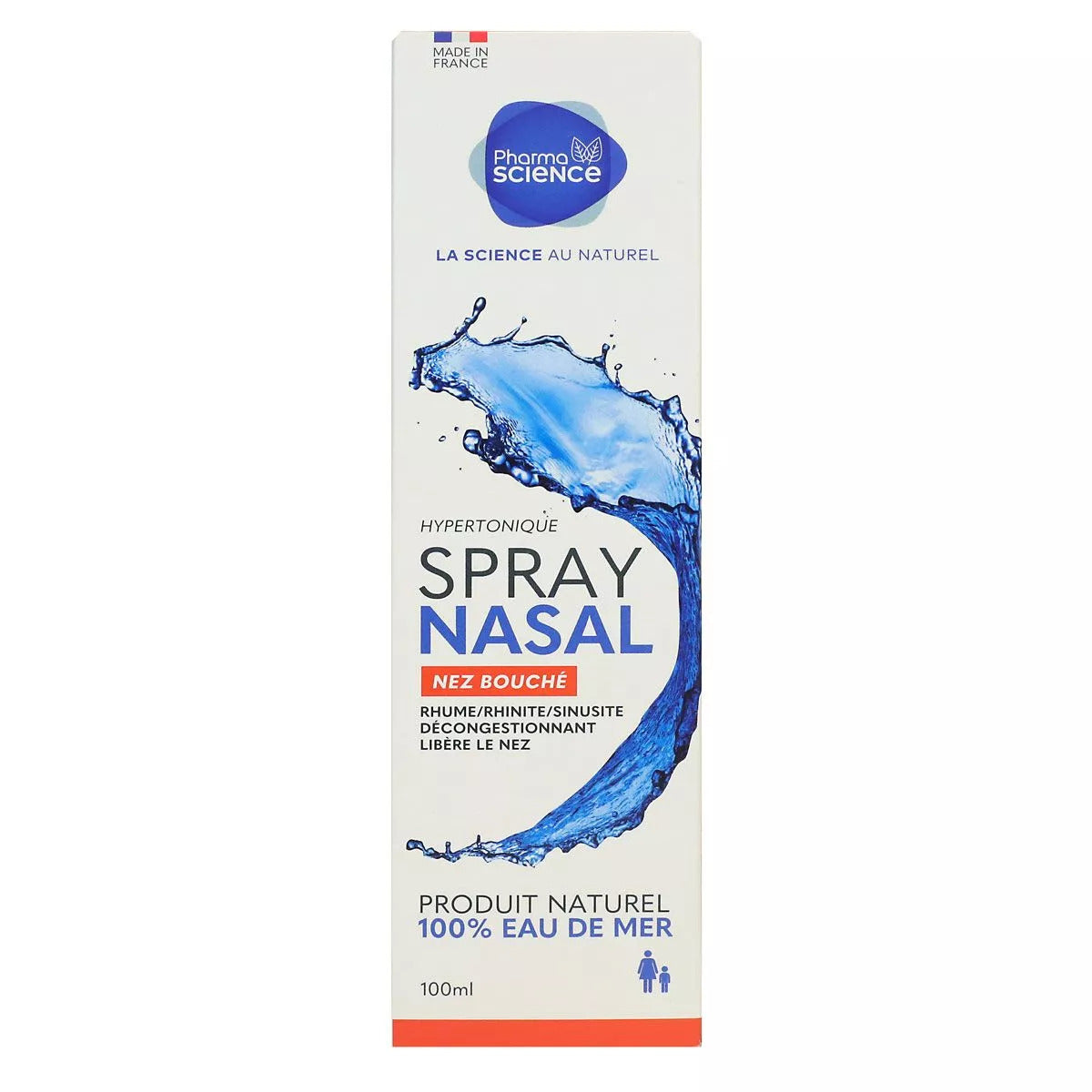 Spray Nazal, Pharma Science, Hipertonic Very Blocked, Curatare Eficienta in Cazul Racelii si Rinofaringitei, Copii 6+ si Adulti, 100ml