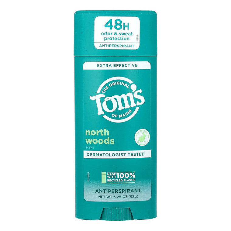 Deodorant stick, Tom's, North Woods, Protecție de lungă durată, Fără aluminiu, Prospețime, 92 g