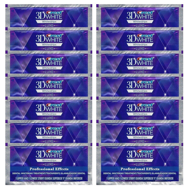 Set 14x Benzi pentru Albirea Dintilor Crest 3D White Whitestrips Professional Effects, Tratament 14 Zile