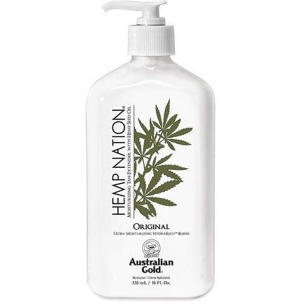 Loțiune de Corp, Hemp Nation, Original, Prelungire Bronz, Hidratare Intensivă, Catifelare, 535 ml