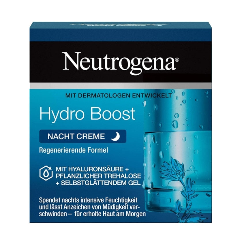 Crema de Fata, Neutrogena, Hydro Boost, Efect Hidratant Intens, pentru Noapte, 50ml