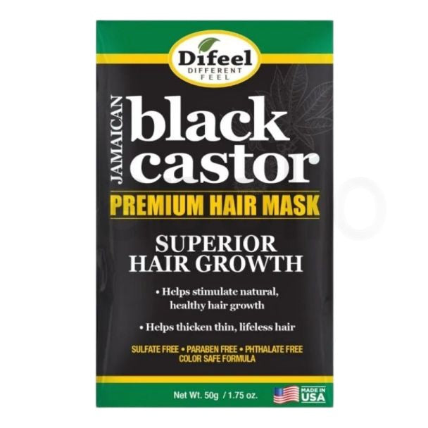 Tratament păr, Difeel, Jamaican Black Castor Premium, Întărire, Regenerare, Hrănire, 50 g