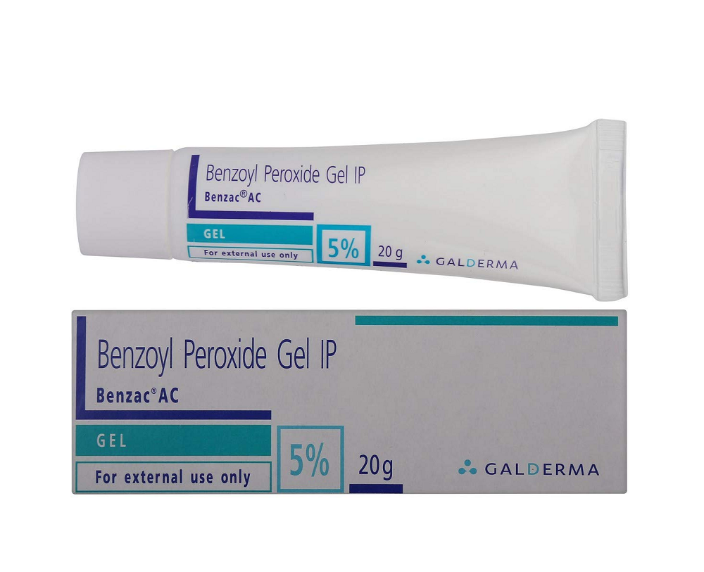 Gel, Galderma, Benzac, Anti-Acnee, 5% Peroxid Benzoil, tub 20gr