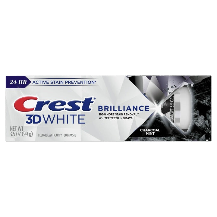 Pasta de Dinti, Crest, 3D White, Brilliance, Charcoal Mint, Albeste Dintii si Protejeaza impotriva Petelor, 99gr