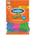 Set Ata Dentara pentru Copii, Dentek, Tip Scobitoare, Curatare Delicata, Foarte Rezistenta, Aroma Fructe, 75 buc