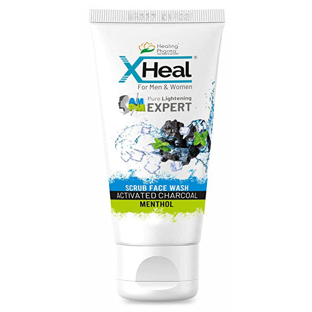 Lotiune de Spalare, Healing Pharma, X Heal, Efect de Curatare Profunda cu Carbune Activ si Carbune Activ, 60ml