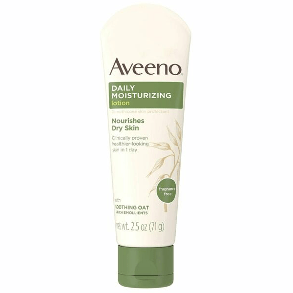 Lotiune de Corp, Aveeno, Daily Moisturizing, cu Ovaz Coloidal, Hidratare Intensa pentru Piele Uscata, Efect 24h, 71gr