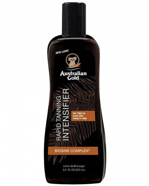 Lotiune de Corp, Australian Gold, Rapid Tanning, pentru Intensificarea Bronzului, cu Aloe Vera, 250ml