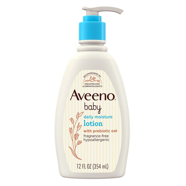 Loțiune hidratantă, Aveeno Baby, Colloidal Oatmeal Natural, Calmare, Hidratare, Pentru bebeluși, 354 ml
