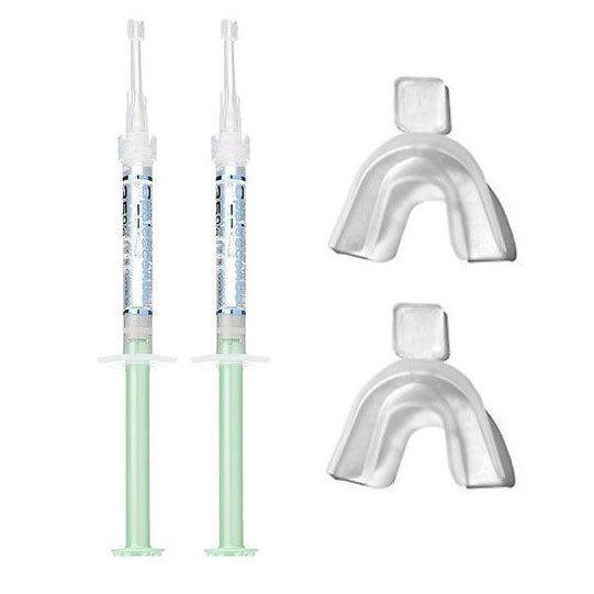 Kit Albirea Dintilor, Opalescence, PF Menta, 2x Seringi 1.2ml, 20% Peroxid Carbamida, Mulaje Incluse