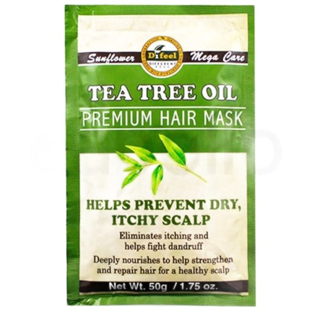 Mască de păr, Difeel, Tea Tree Oil Premium, Îngrijire Scalp, Curățare, Revigorare, 50 g