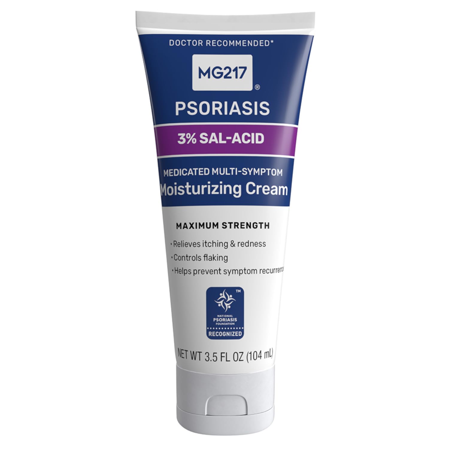 Crema de Corp, MG217, Adjuvanta in Tratament Psoriazis si Dermatita Seboreica, cu Acid Salicilic 3%, 104ml
