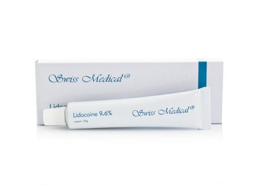 Crema Anestezica, Swiss Medical, Cosmetica, Micro-Needling, Mezoterapie, 9,6% Lidocaina, tub 10gr