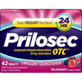Supliment, Prilosec, Wildberry, Destinat Tratamentului Arsurilor Frecvente la Stomac, Reduce Aciditatea, cu Omeprazol 20 mg, cu Aroma de Fructe de Padure, 42 tablete