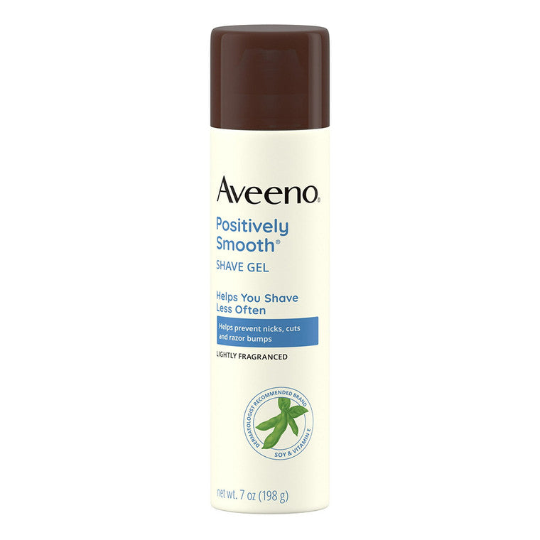 Gel de ras, Aveeno, Positively Smooth, Hidratant, Previne iritațiile, Piele netedă, 198 g