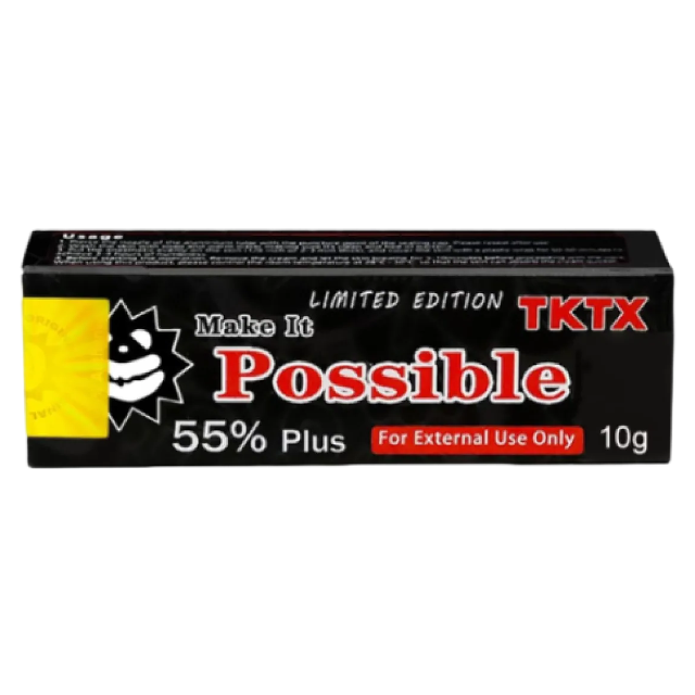 Crema Anestezica, TKTX, Black, Neagra, Make It Possible, Editie Limitata, pentru Tatuaje, Cosmetica, 7% Lidocaina, 10gr
