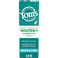 Pastă de dinți, Tom's of Maine, Whiten Plus, Ulei de cocos, Fără fluor, Albire naturală, 113 g