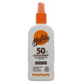 Spray solar, Malibu, SPF 50, Protecție ridicată, Aplicare rapidă, Rezistent la apă, 200 ml